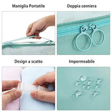 Carica l'immagine nel visualizzatore di Gallery, Organizer Valigie, Newdora Set di 8 Valigia Blu Chiaro