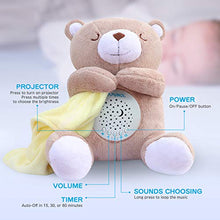 Carica l&#39;immagine nel visualizzatore di Gallery, Apunol Peluche per la nanna - Carillon neonati e proiettore stelle - luce... - Ilgrandebazar