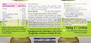 Hipp Omogeneizzato Agnello con Verdure - 24 vasetti da 80 g - Ilgrandebazar