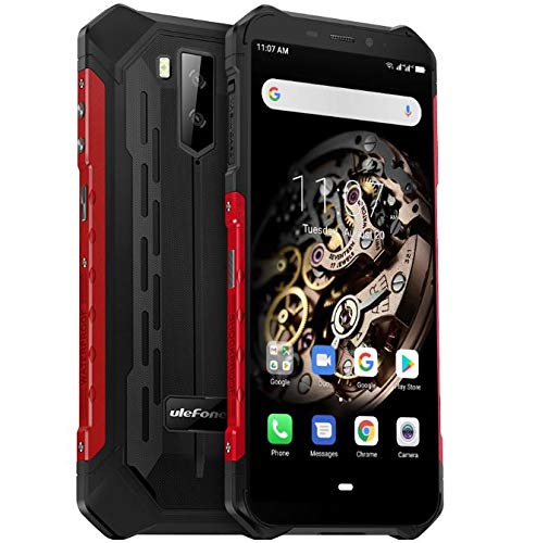 Ulefone ARMOR X5 4G Rugged smartphone, MTK6763 Octa-core 3GB + 32GB, Rosso - Ilgrandebazar