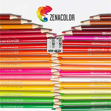 Carica l&#39;immagine nel visualizzatore di Gallery, Zenacolor 72 Matite Colorate Acquerellabili, Numerate, con Pennello in... - Ilgrandebazar
