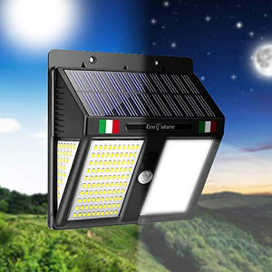 【GARANZIA A VITA】Luce Solare LED Esterno, EcoFuture 250 LED, Lampada Solare...