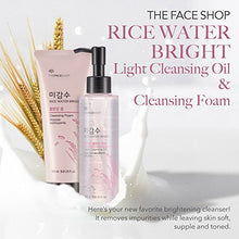 Carica l&#39;immagine nel visualizzatore di Gallery, The Face Shop pulizia luminoso olio + schiuma set acqua di riso - Ilgrandebazar
