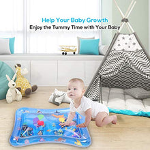 Carica l&#39;immagine nel visualizzatore di Gallery, Fanmad Tappeto Gioco Gonfiabile ad Acqua per Bambini - Giocattoli Blue