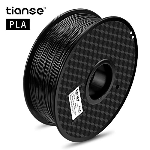 TIANSE PLA Nero filamento stampante 3d, 1,75 mm, precisione dimensionale - Ilgrandebazar