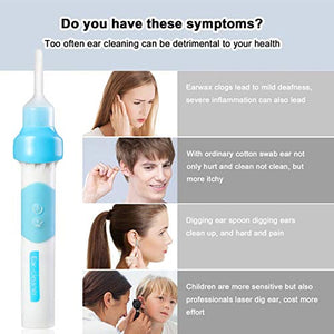 Kit per la Pulizia dell'Orecchio, Ear Wax Cleaner, con 2 Teste in Silicone... - Ilgrandebazar