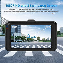 Carica l'immagine nel visualizzatore di Gallery, Dash Cam Telecamera per Auto 1080P Full HD Dashcam LCD 3 pollici WDR, Grandangolo di 170°, G-Sensor, Registrazione in Loop, Monitor di Parcheggio