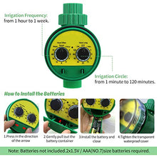 Carica l&#39;immagine nel visualizzatore di Gallery, king do way 25M Kit per Irrigazione a Goccia con Timer Regolabile, Sistema...