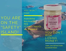 Carica l&#39;immagine nel visualizzatore di Gallery, Maschera idratante 100% naturale all’argilla, con rosa, caolino e olio di... - Ilgrandebazar