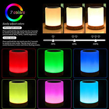Carica l'immagine nel visualizzatore di Gallery, Lampada da Comodino, Zorara Luce Notturna Bambini LED Controllo Tattile...