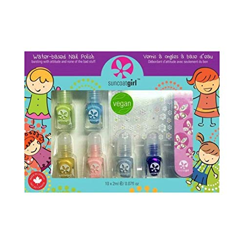Suncoat Girl - Kit di smalti Vegan Mini Mani per bambini - Ilgrandebazar