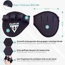 Carica l&#39;immagine nel visualizzatore di Gallery, PULLUP &amp; DIP Guanti Palestra, Grip Pads per Pull-ups, Fitness, Bodybuilding...
