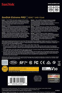 Sandisk Extreme Pro Scheda di Memoria da 64 Gb, Velocità Lettura 64 GB