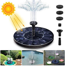 Carica l&#39;immagine nel visualizzatore di Gallery, LIUMY Solare Fontana Pompa，1.4W Pompe Laghetto Acqua con 4 Effetti |...