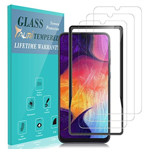 TAURI [3 Pezzi Pellicola Protettiva per Samsung Galaxy A50 Vetro Temperato... - Ilgrandebazar