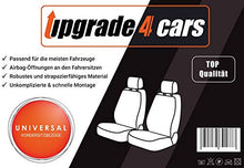 Carica l&#39;immagine nel visualizzatore di Gallery, Upgrade4cars Coprisedili Anteriori Auto Universali B3 Negro - Anteriore - Ilgrandebazar