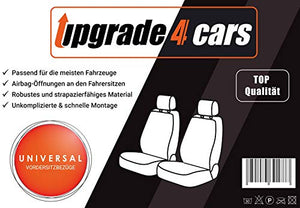 Upgrade4cars Coprisedili Anteriori Auto Universali B3 Negro - Anteriore - Ilgrandebazar