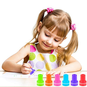 PAMIYO Timbri Giocattolo, 30 Pezzi Animali Bambini Kit Feste per... - Ilgrandebazar