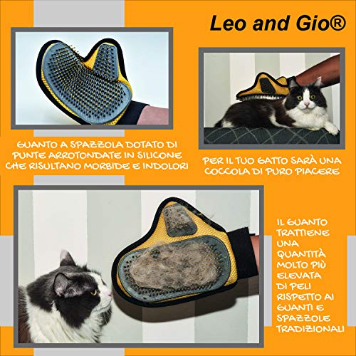 Guanto Spazzola Per Cani E Gatti - Rimuove Peli, Massaggia, Per Toeletta E Pulizia, Nero - Foto 8