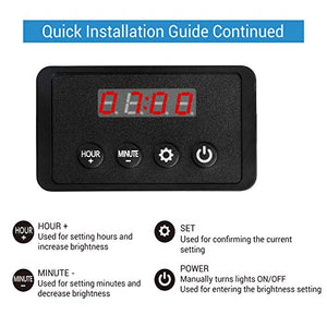 NICREW Timer dell'Acquario, Illuminazione Acquario Digitale per...