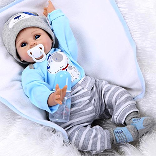 ZIYIUI 22 Pollici 55 Centimetri Reborn Bambino Bambola Realistico Bambole...