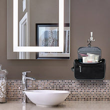 Carica l&#39;immagine nel visualizzatore di Gallery, Beauty Case da Viaggio, Borsa per Toilette - Uomini e Donne, Con Gancio Nero
