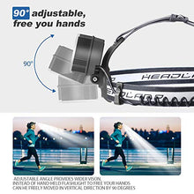 Carica l'immagine nel visualizzatore di Gallery, Aerb [2020 New] Lampada da Testa, Torcia Frontale LED USB, 10 Super...