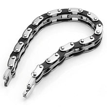 Carica l&#39;immagine nel visualizzatore di Gallery, Jovivi Bracciale in Acciaio Inossidabile Catena Pesante Moto Link... - Ilgrandebazar