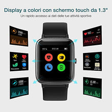 Carica l&#39;immagine nel visualizzatore di Gallery, UMIDIGI Smartwatch Fitness Tracker Orologio Uwatch3, Smart Watch Donna Nero - Ilgrandebazar