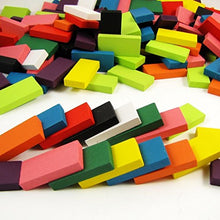 Carica l&#39;immagine nel visualizzatore di Gallery, Eshowy 120pcs Colourful Wooden Dominos Blocks Set, Kids Game Educational... - Ilgrandebazar