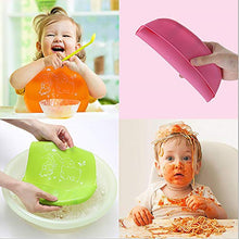 Carica l&#39;immagine nel visualizzatore di Gallery, Tomkity Bavaglini Impermeabile in Silicone 3pz In con Cucchiaino