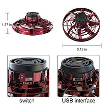 Carica l&#39;immagine nel visualizzatore di Gallery, Abree Giocattoli Volanti per Adulti e Bambini Ricarica USB Mini Drone UFO Red