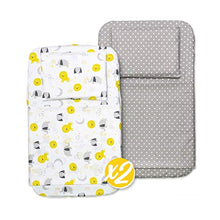 Carica l&#39;immagine nel visualizzatore di Gallery, FlyIdeas Lenzuola Next2Me Set MAXI 8 pz 83x50cm | 2 50x83 cm, Giallo