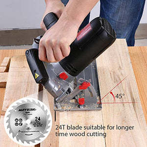 Sega Circolare, Meterk Circolare (1500W 4700 RPM), Taglio 65mm (90º),... - Ilgrandebazar