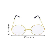 Carica l'immagine nel visualizzatore di Gallery, Luoem Occhiali rotondi, stile vintage, senza gradazione, unisex (montatura... - Ilgrandebazar