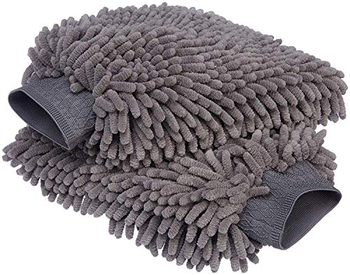 AmazonBasics - Guanto Deluxe in microfibra per la pulizia Confezione da 2