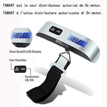 Carica l'immagine nel visualizzatore di Gallery, Bilancia Digitale, Dr.meter Pesa Bagaglio Valigie 50kg/110lb con Sensore di...