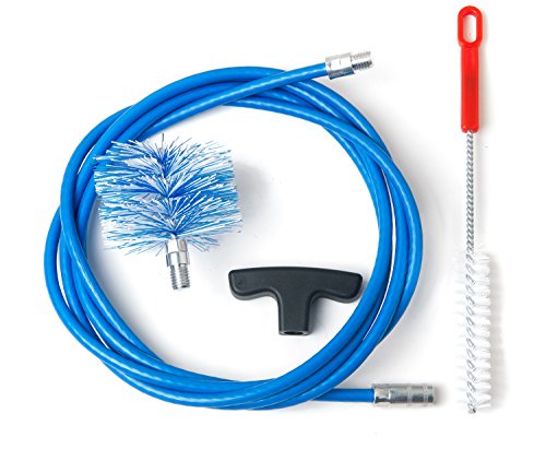 BARETTO - Kit 3 metri - Spazzola Pellet 80mm in Nylon - Pulizia Stufa a... - Ilgrandebazar