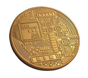 Rare Bitcoin Gold Plated Coin collectable & Commemorative Beautiful Gift - Ilgrandebazar