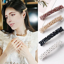 Carica l'immagine nel visualizzatore di Gallery, Fermaglio Capelli Donna con Crystal | 9cm Lunghi Barrette Di Capelli Skinny - Clip Automatica Fermaglio Capelli Grande - Capelli Accessori Crystal Per Le Ragazze Capelli Spessi - 7 Colori Disponibili
