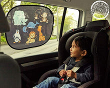 Carica l&#39;immagine nel visualizzatore di Gallery, Fluffy&#39;s World Tendine parasole Auto bambini - tendina auto -con...