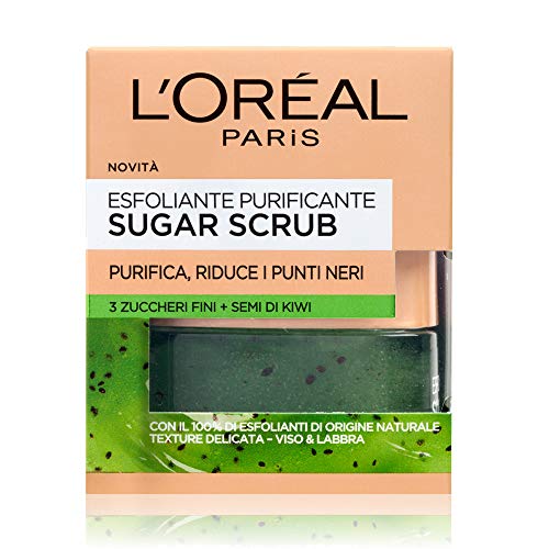 L'Oréal Paris Sugar Scrub Esfoliante Purificante Viso & Labbra con Cristalli... - Ilgrandebazar