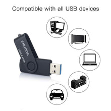 Carica l&#39;immagine nel visualizzatore di Gallery, 4 Pezzi 64GB Chiavetta ENUODA Pennetta Girevole USB 3.0 3.0, 4-Color - Ilgrandebazar