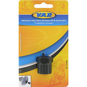 VAR RL-41400-C Chiave per Ruota Libera Shimano a Filetto, Nero