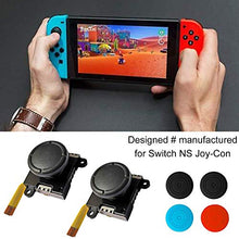 Carica l'immagine nel visualizzatore di Gallery, JoyCon Switch 3D sinistra destra bilanciere analogico sensore joystick fori...