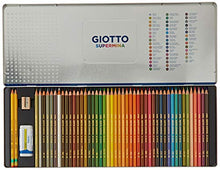 Carica l&#39;immagine nel visualizzatore di Gallery, Giotto 237500 - Supermina Scatola di Metallo da 50 Pezzi, multicolore &amp;...