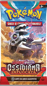 Pokémon Confezione di buste dell’espansione Scarlatto e Violetto - Ossidiana Infuocata del GCC Pokémon (6 buste di espansione), edizione in italiano