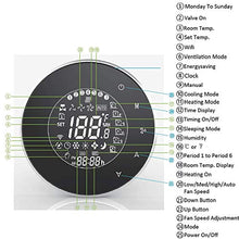 Carica l&#39;immagine nel visualizzatore di Gallery, Arxus WiFi Programmabile per 4 tubi di aria condizionata, 6000-nero - Ilgrandebazar