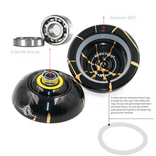Carica l&#39;immagine nel visualizzatore di Gallery, Originale yo-yo magico N11 lega di alluminio professionali palle Oro Nero