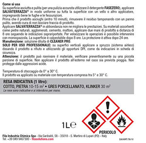 SALVATERRAZZA, Idrorepellente per Terrazzi ed Esterni ad Azione Consolidante...